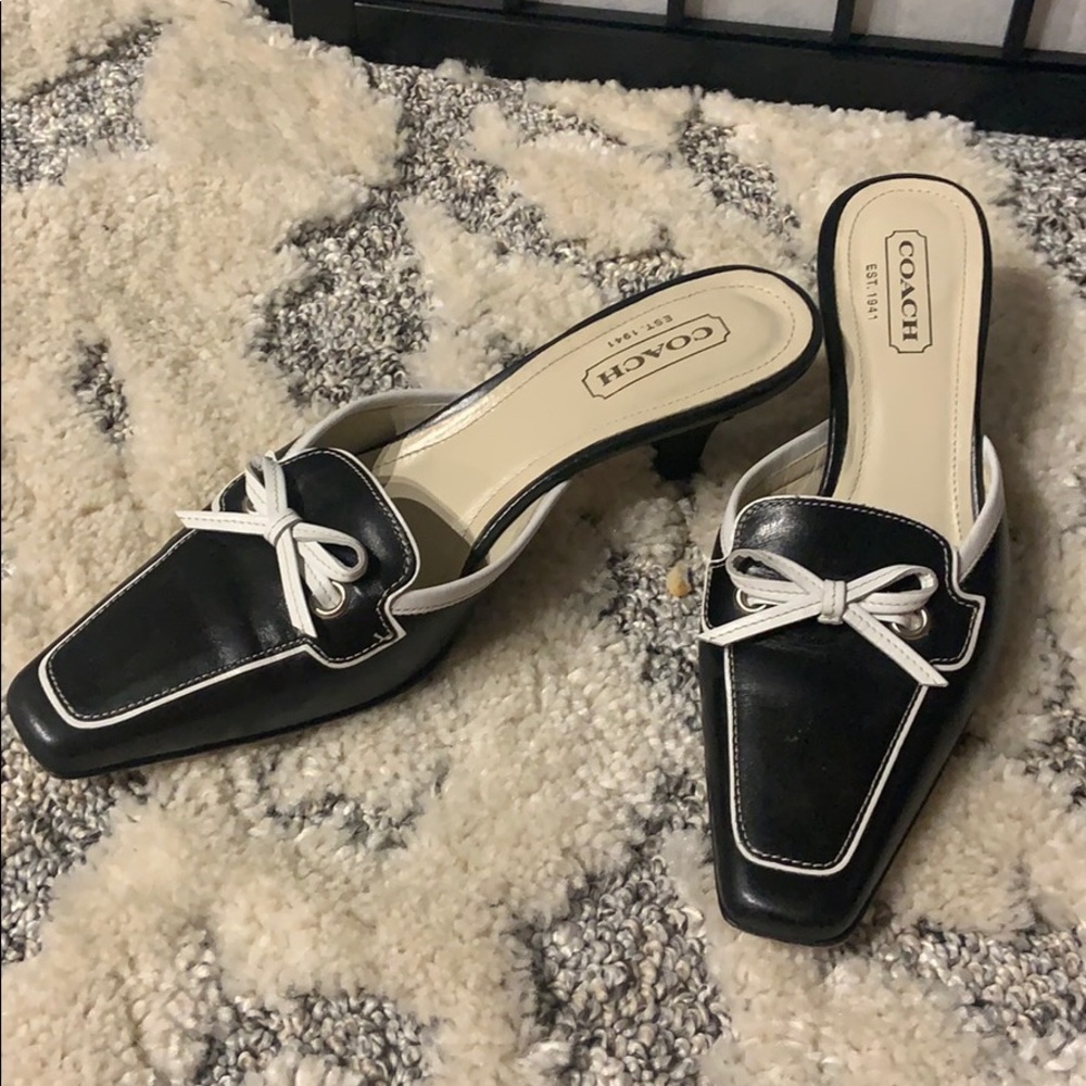 COACH slip on pumps